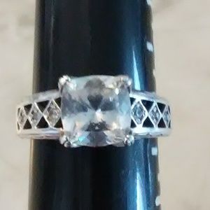 Tacori CZ sterling ring